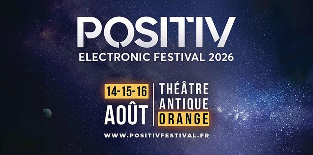 Profitez du Positif Festival 2026 au Théâtre Antique d'Orange les 14,15 et 16 août, réservez votre chambre à la Mandarine à Piolenc
