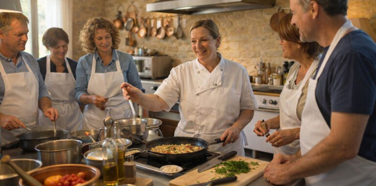 Participez à un atelier cuisine et partagez votre repas avec les participants