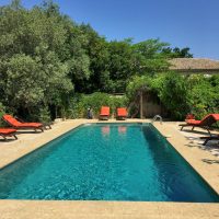 chambre d'ôtes, gîte, Piolenc, piscine, campagne, nature